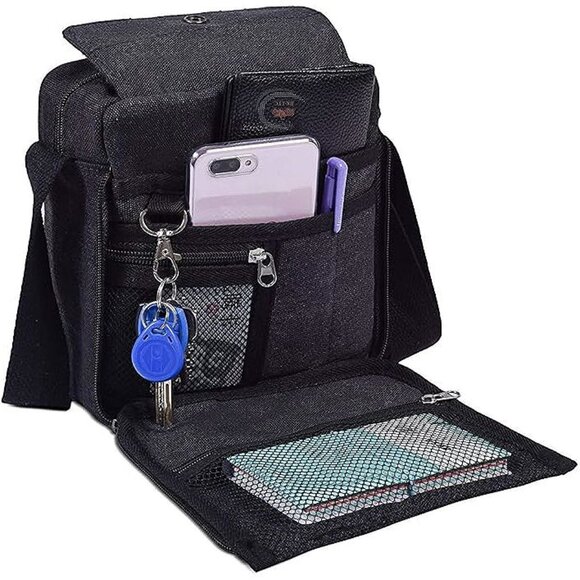 Canva mall Meenger for Men Women, Mini Crobody houlder Chet Travel Bag, Multi-po